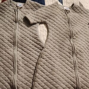 Gray Quilted Sleep Sacks